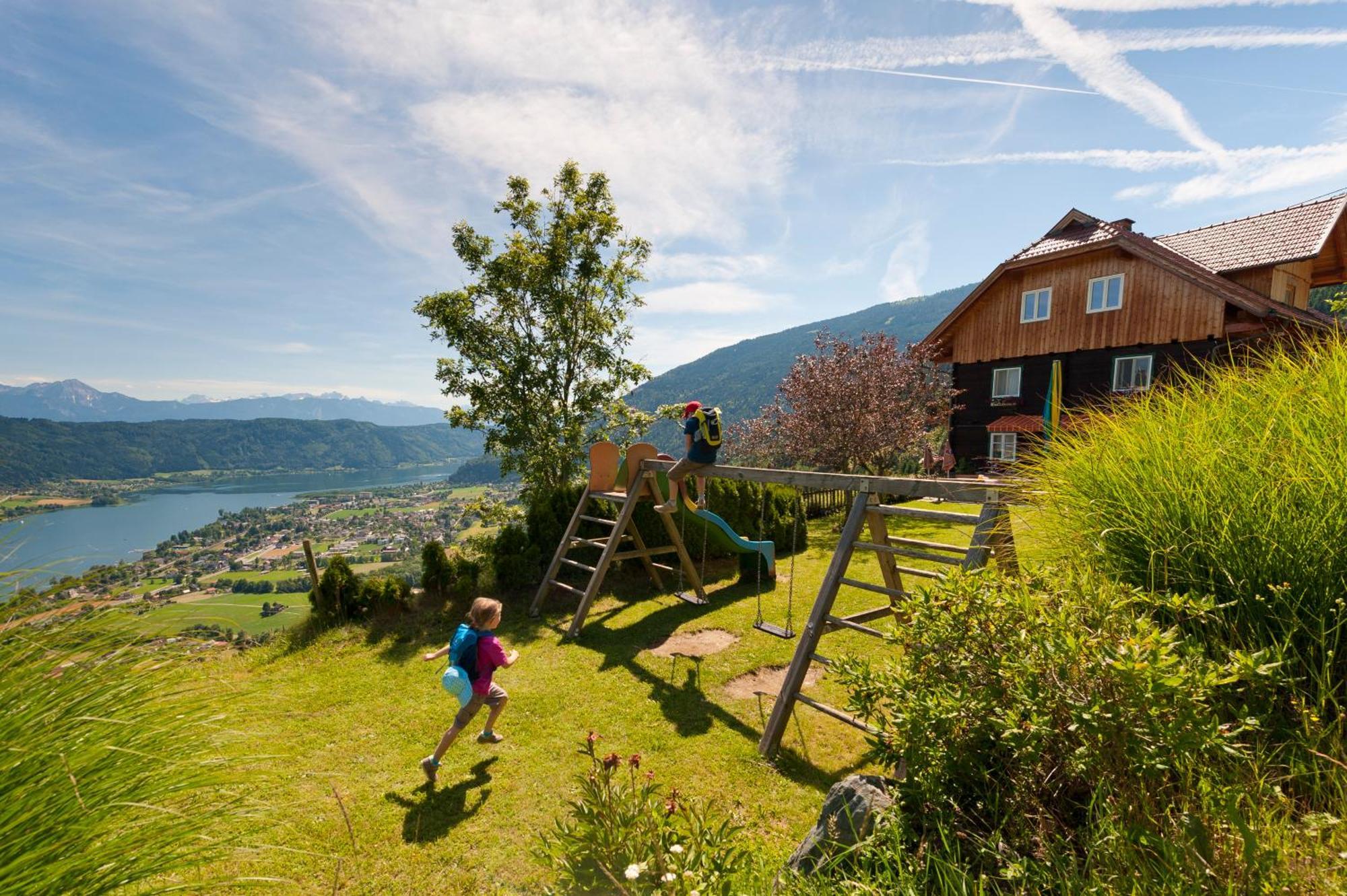 Blaues Haus Ferienwohnung Bodensdorf Ossiacher See Gerlitzen Alpe Exteriér fotografie