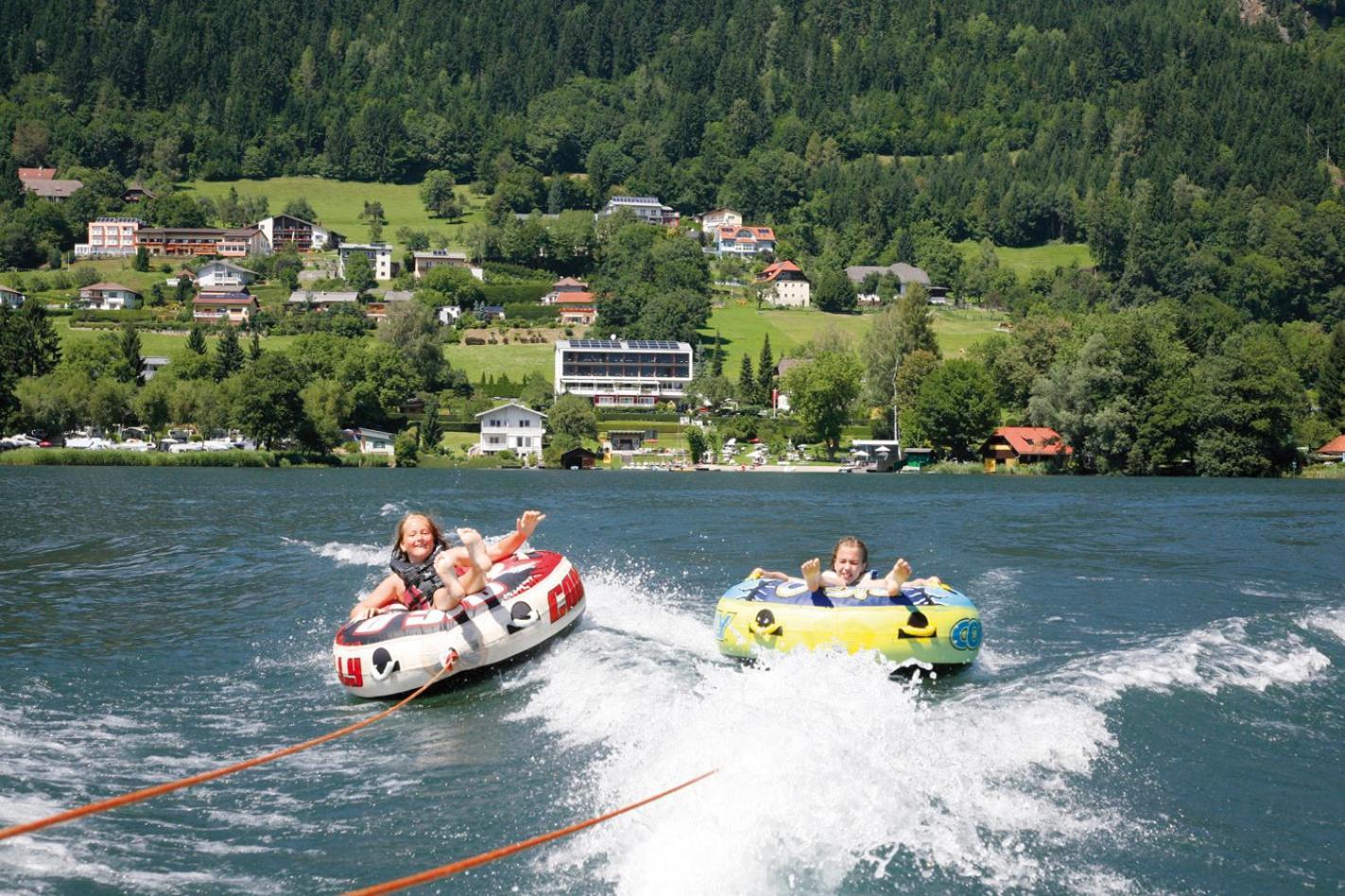 Blaues Haus Ferienwohnung Bodensdorf Ossiacher See Gerlitzen Alpe Exteriér fotografie