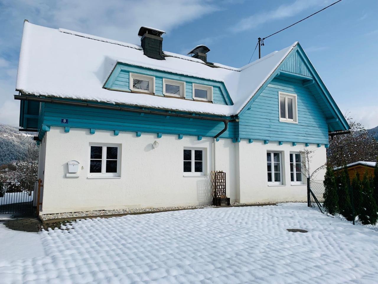 Blaues Haus Ferienwohnung Bodensdorf Ossiacher See Gerlitzen Alpe Exteriér fotografie
